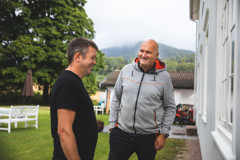 Tom Erik Landemoen Fra Stiltre Og Byggmester Øystein Bøen i Norbygg