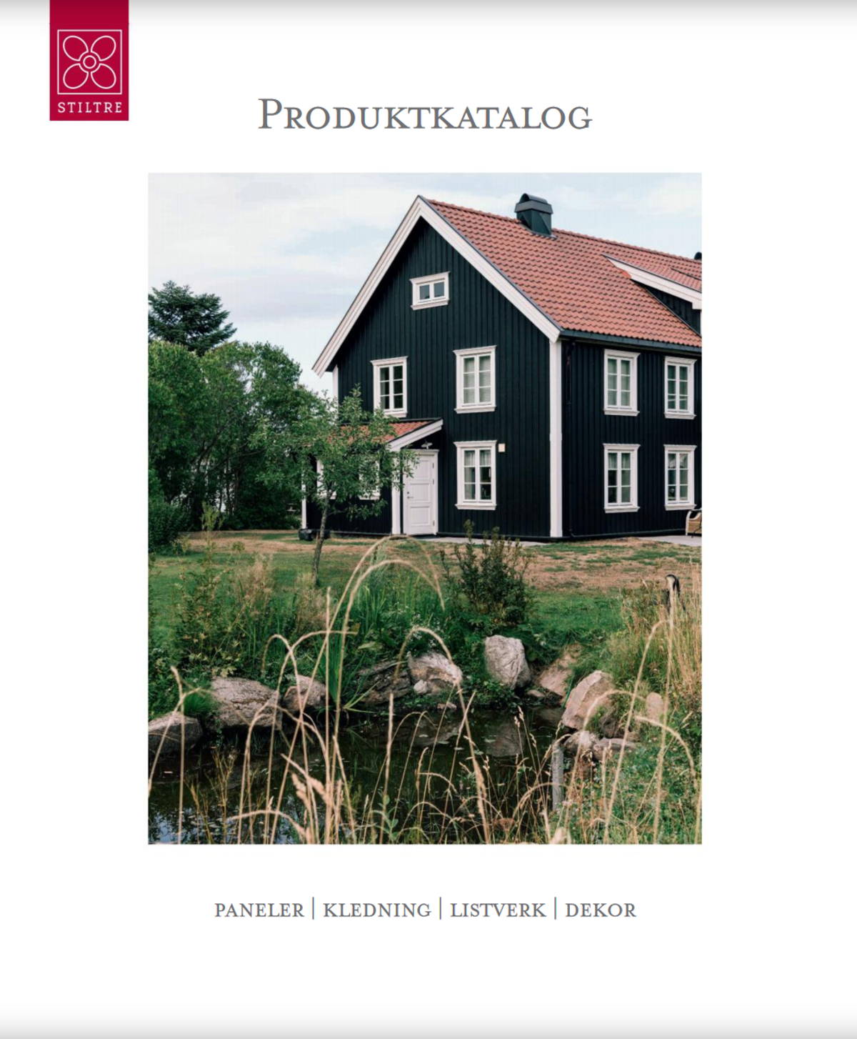 Forside Stiltre produktkatalog