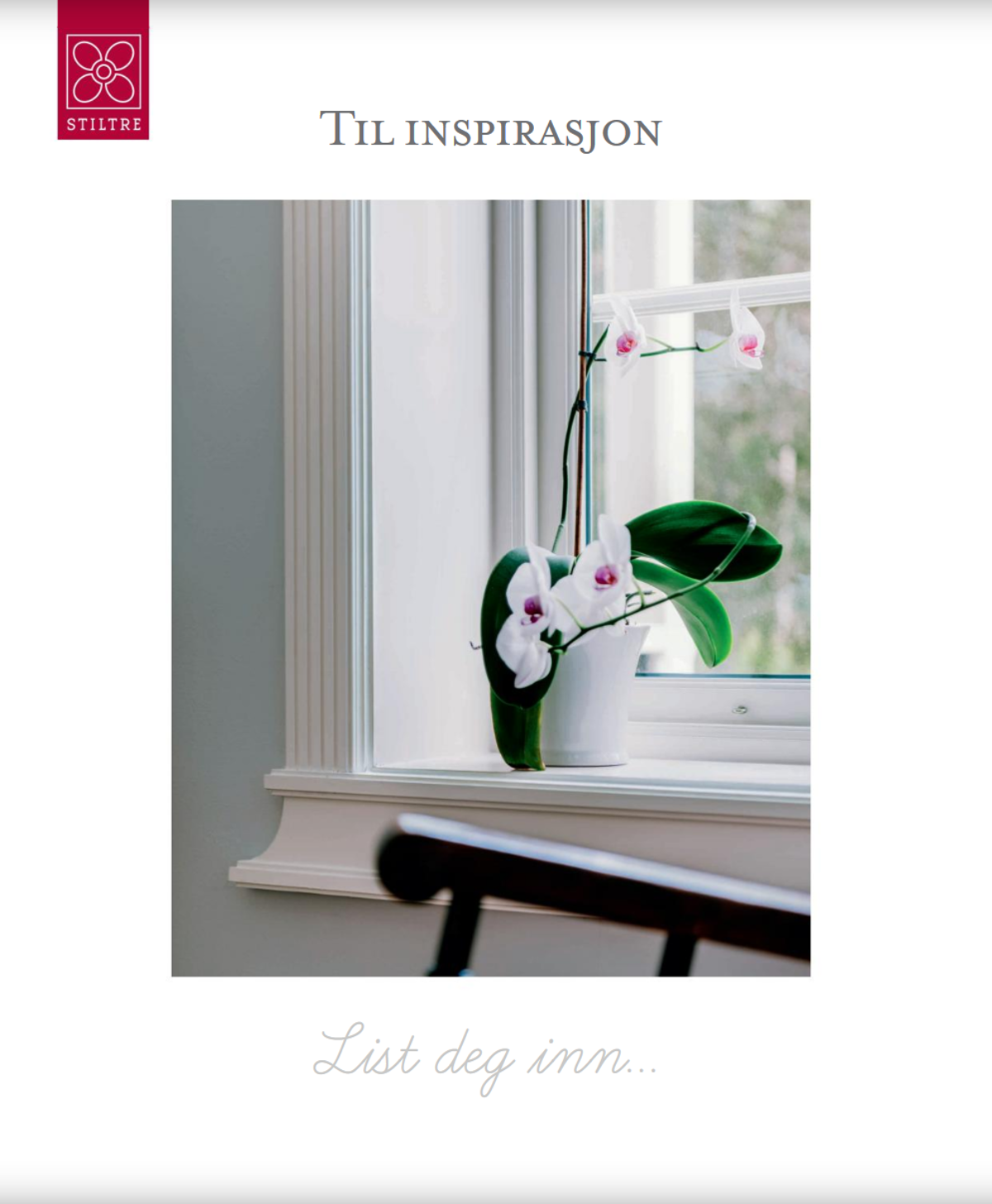 Forside inspirasjonsmagasin fra Stiltre