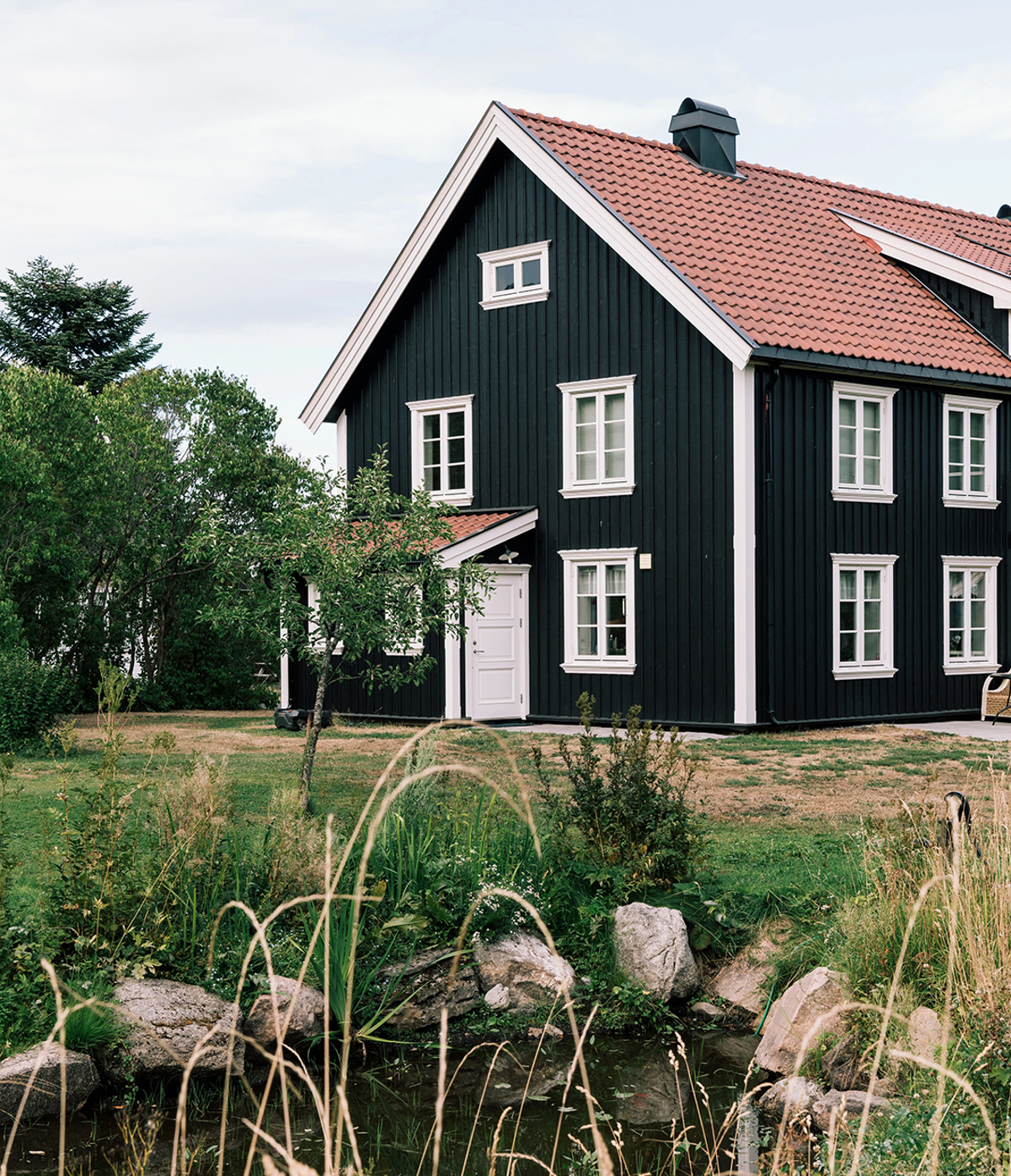 Vakkert hus i klassisk stil
