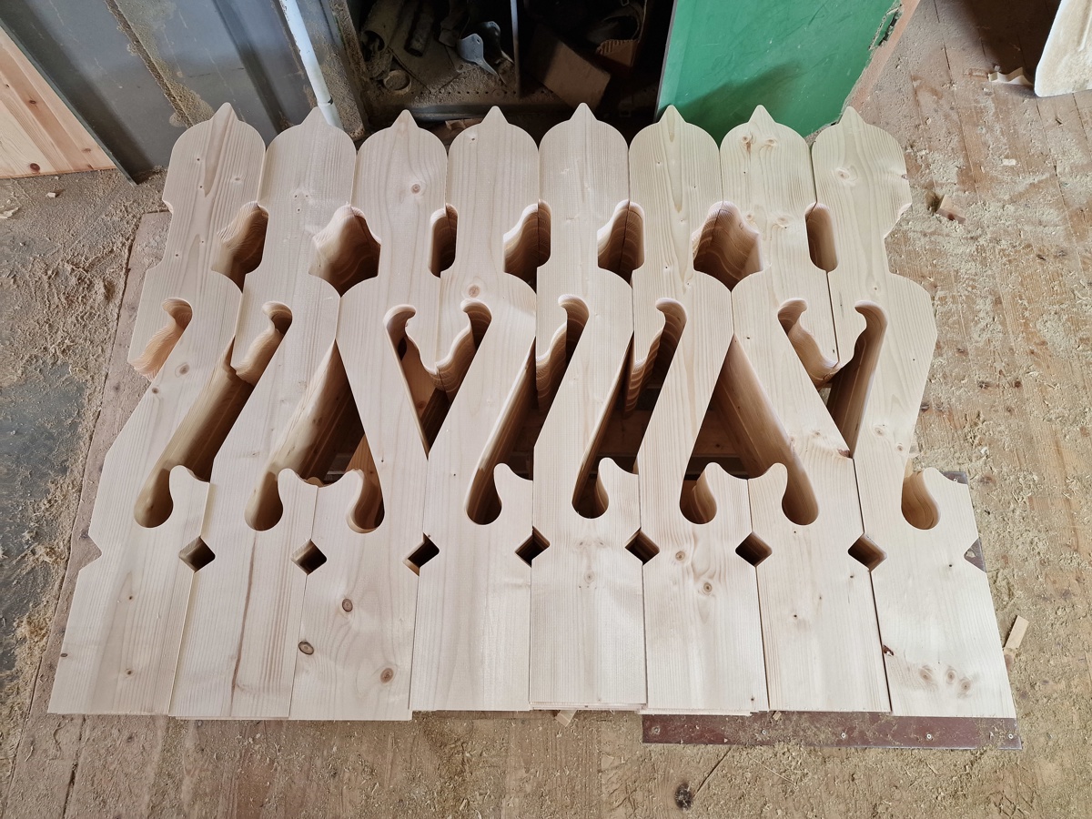 rekkverk rekkverksbord Stiltre