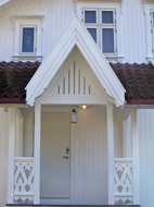 Kjøkkeninngang på sveitserhus